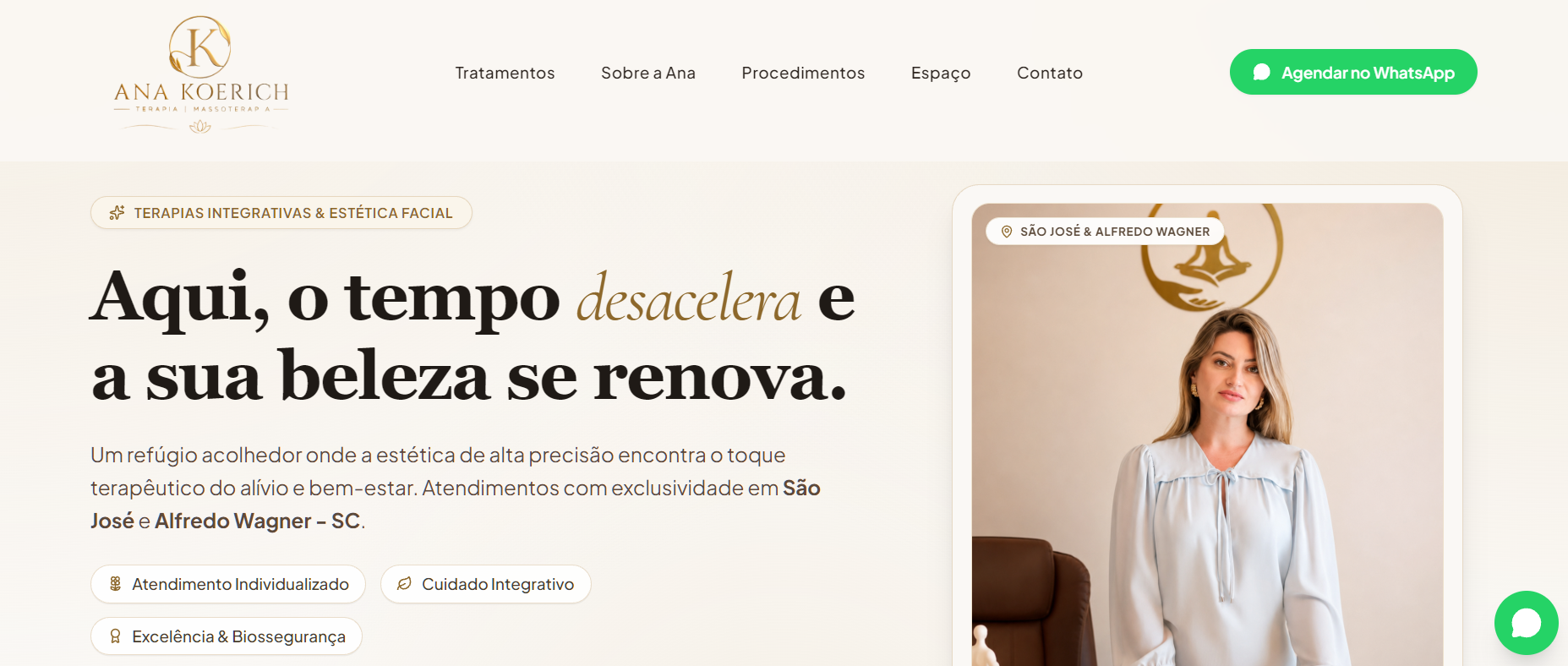ANA KOERICH — MASSOTERAPIA