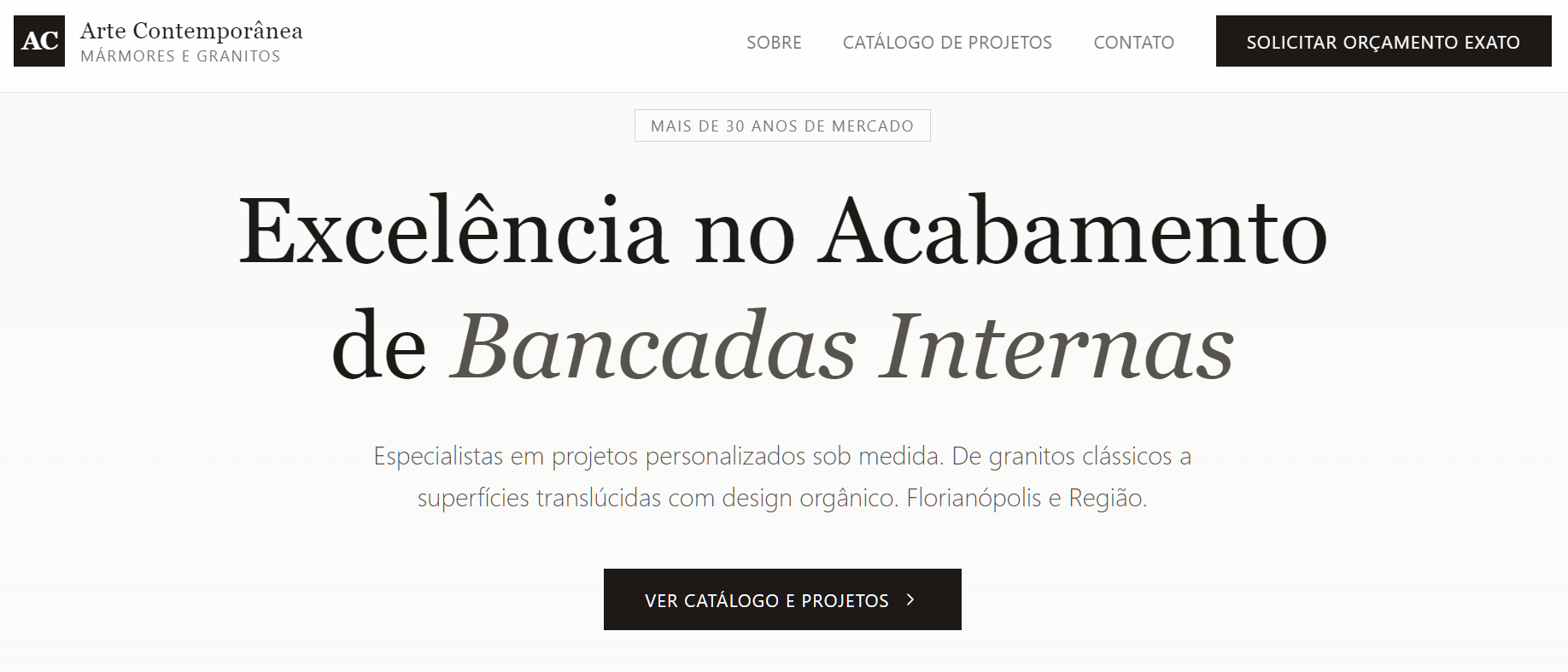 ARTE CONTEMPORÂNEA MÁRMORES E GRANITOS